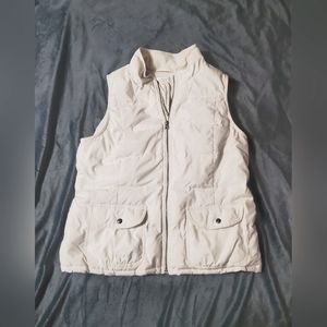 White Puffer Vest
